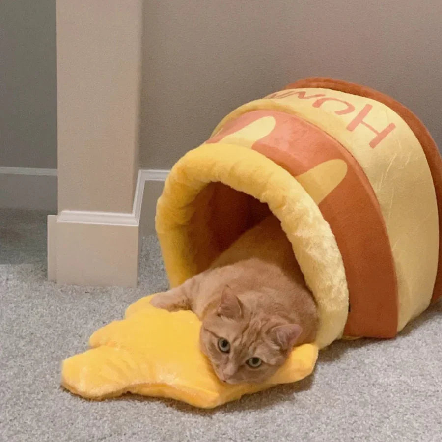 Honey Jar Cat Bed